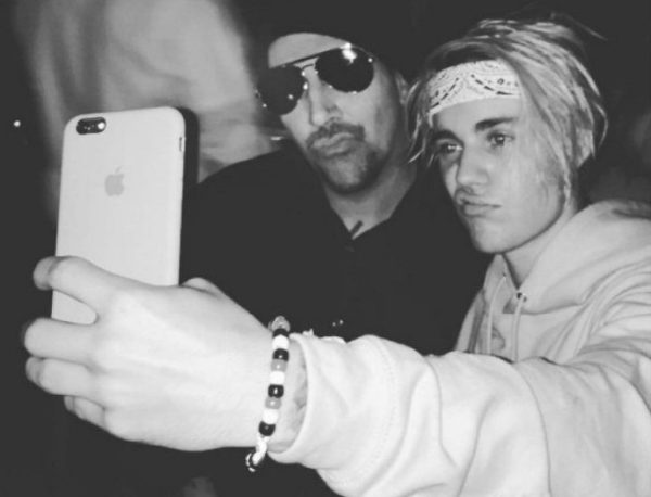 Bieber & Manson selfie