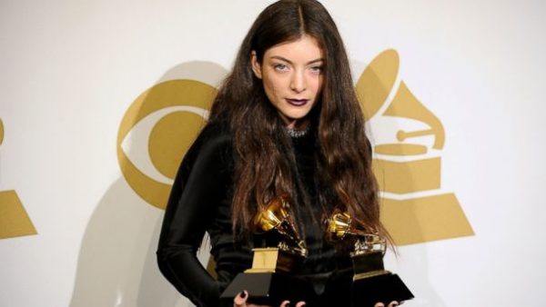 Lorde with Grammy