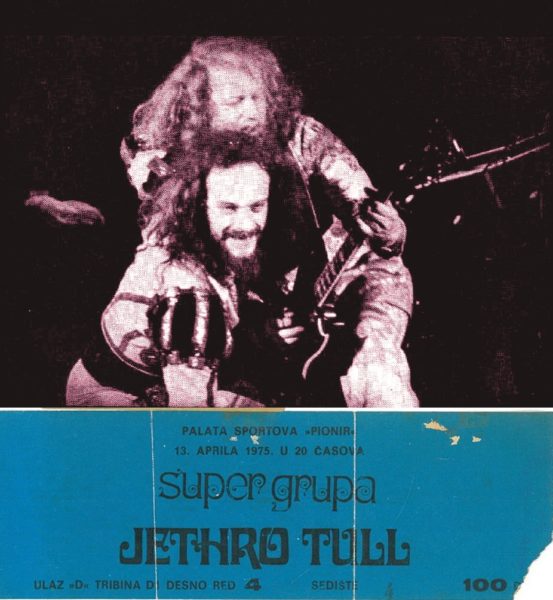 Jethro Tull u Beogradu 1975 (izvor jugosvirke)